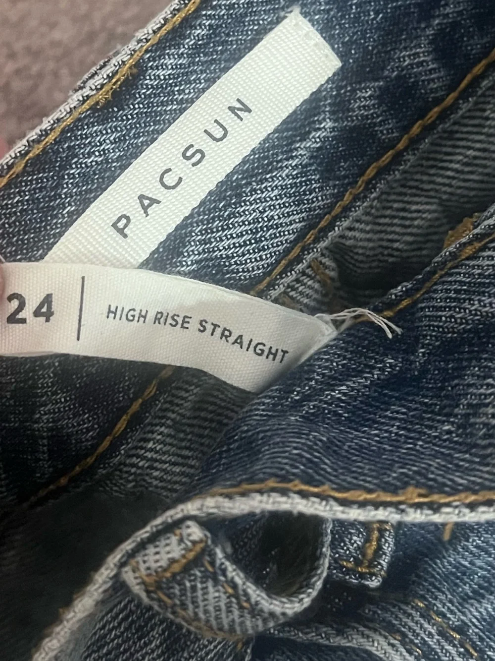 PacSun High-Rise Straight Blue Women’s Jeans